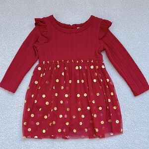 NWOT! Madison Layne Red Polka Dot Dress